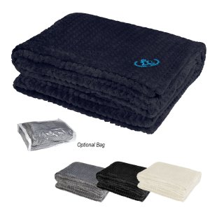 Plush 55" x 60" Throw Blanket
