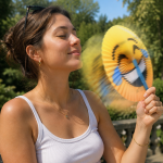 Emoji Paper Foldable Fan