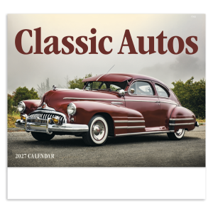 Classic Autos - Stapled Calendar