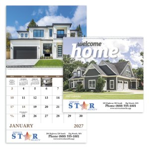 Welcome Home - Spiral Calendar
