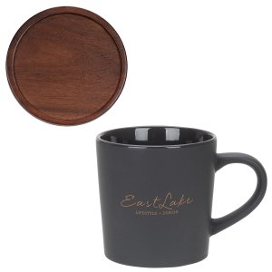 Cookie Companion 16 oz Wooden Lid Mug