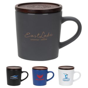 Cookie Companion 16 oz Wooden Lid Mug