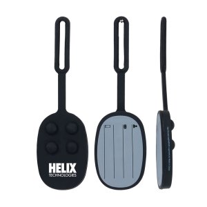 Silicone Push Pop Luggage Tag