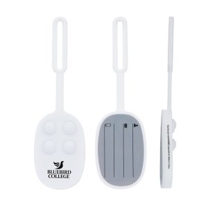 Silicone Push Pop Luggage Tag