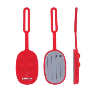 Silicone Push Pop Luggage Tag