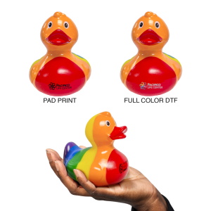 Rainbow Rubber Duck
