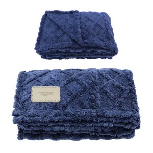 Greenway Cable-Knit Sherpa Throw