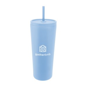 Sip Sustainably Recycled Straw Tumbler 22 Oz