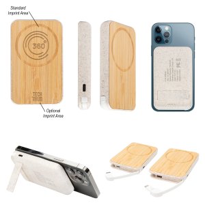 Bamboo Buddy Magnetic Wireless Charger