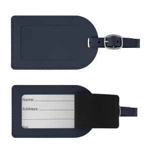 Leatherette ID Luggage Tag