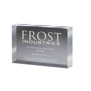 Lucite Keepsake Block