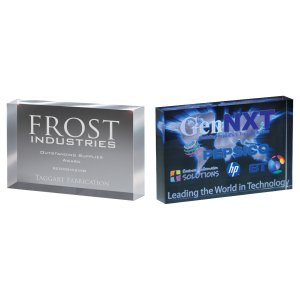 Lucite Keepsake Block