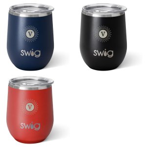 12 Oz. Swig Life Stainless Steel Stemless Wine Tumbler