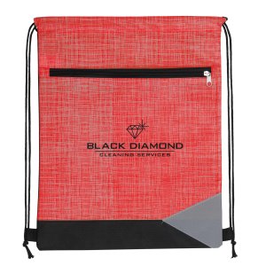 Step Up Non-Woven Cinch Bag