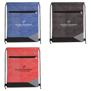 Step Up Non-Woven Cinch Bag