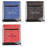 Step Up Non-Woven Cinch Bag
