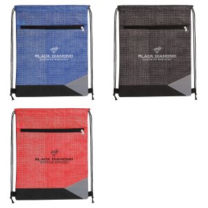Step Up Non-Woven Cinch Bag
