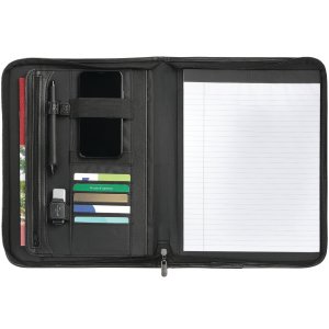 Pebble Grain Pro Organizer Padfolio