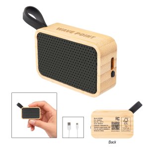 Bamboo Boombox Mini Speaker