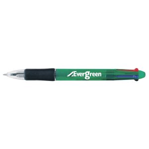 Four-Color Comfort Grip Pen