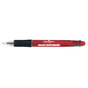Four-Color Comfort Grip Pen