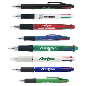 Four-Color Comfort Grip Pen