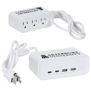 Desktop Charging Station with USB-C and AC Outlets