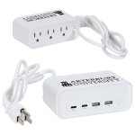 Desktop Charging Station with USB-C and AC Outlets