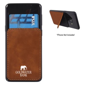 Flip-Stand Adhesive Phone Wallet