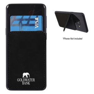 Flip-Stand Adhesive Phone Wallet