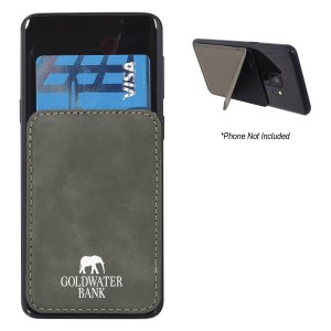 Flip-Stand Adhesive Phone Wallet