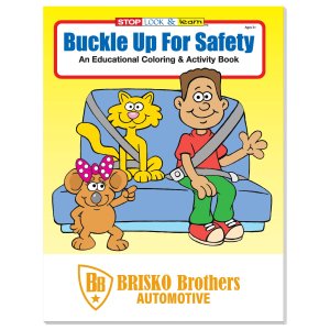 Buckle Up for Safety Coloring Book