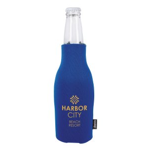 Koozie Zip-Up Bottle Cooler with Opener