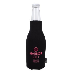 Koozie Zip-Up Bottle Cooler with Opener