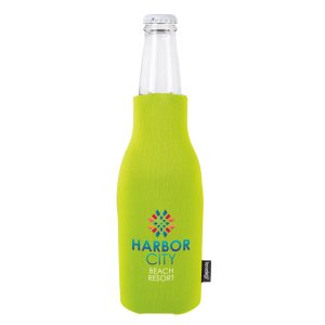 Koozie Zip-Up Bottle Cooler with Opener