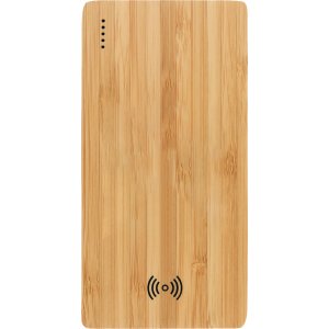EcoCharge Bamboo Wireless Power Bank 5000mAh