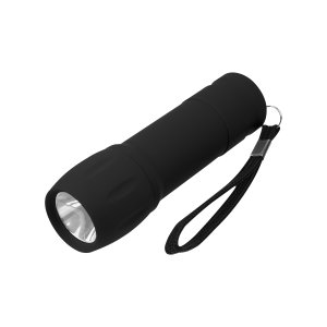 Rubberized COB Rechargeable Flashlight