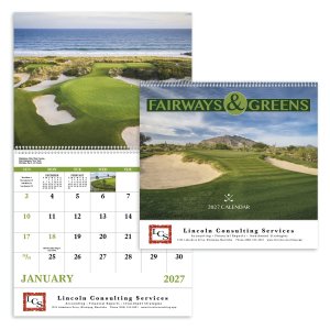 Fairways & Greens - Spiral Calendar