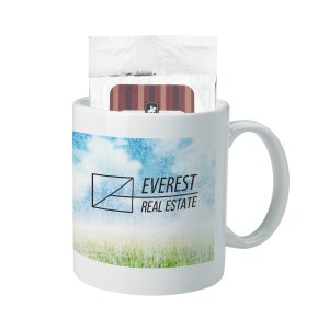 Full Color Mug with Cocoa Packet