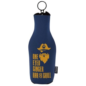 Koozie Neoprene Zip-Up Bottle Cooler