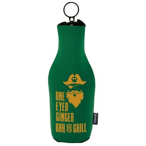 Koozie Neoprene Zip-Up Bottle Cooler