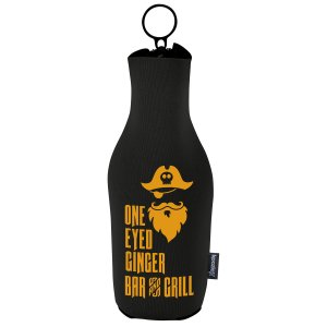 Koozie Neoprene Zip-Up Bottle Cooler