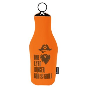 Koozie Neoprene Zip-Up Bottle Cooler