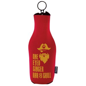 Koozie Neoprene Zip-Up Bottle Cooler