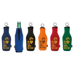 Koozie Neoprene Zip-Up Bottle Cooler