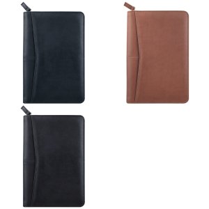Compact Zipper Padfolio