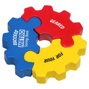 3 Piece Gear Puzzle Set Stress Relievers