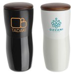 Brew & Go Two-Tone Ceramic Tumbler 12 oz