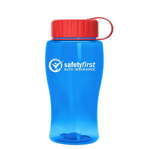 Jr. Crystal Color Bottle with Tethered Lid - 18 oz.