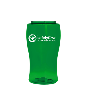 Jr. Crystal Color Bottle with Tethered Lid - 18 oz.